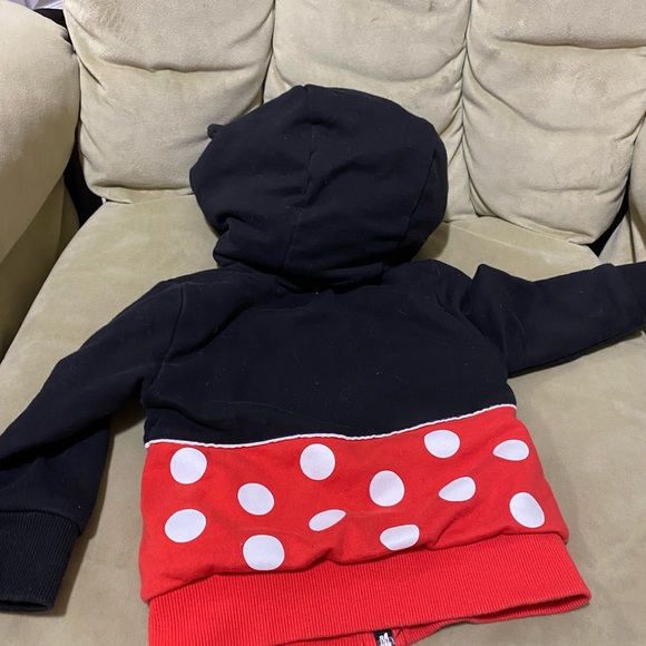 Disney Cubcoats Minnie Mouse Zip-Up Hoodie 2 years - Picture 4 of 9